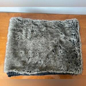 Indigo Faux Fur Cowl Scarf Fall & Winter  Fashion